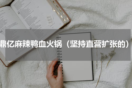 鼎亿麻辣鸭血火锅（坚持直营扩张的）