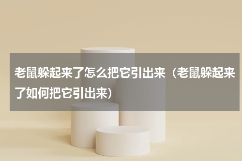 老鼠躲起来了怎么把它引出来（老鼠躲起来了如何把它引出来）