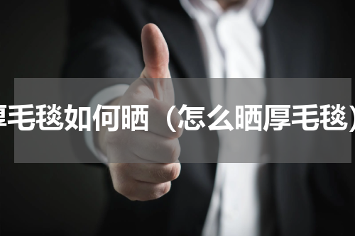 厚毛毯如何晒（怎么晒厚毛毯）