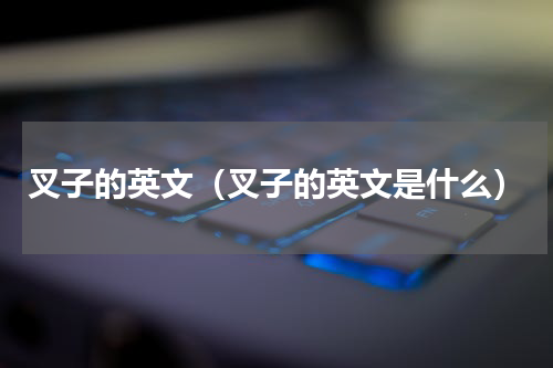 叉子的英文（叉子的英文是什么）