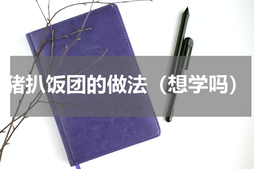 猪扒饭团的做法（想学吗）