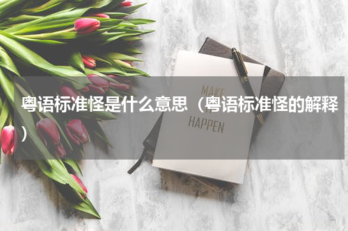 粤语标准怪是什么意思（粤语标准怪的解释）