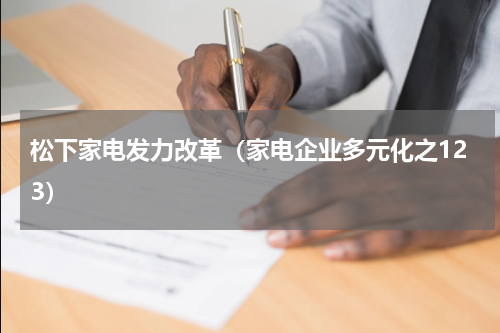 松下家电发力改革（家电企业多元化之123）