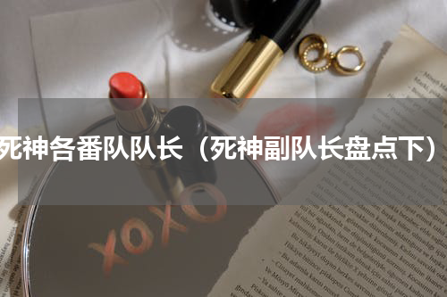 死神各番队队长（死神副队长盘点下）