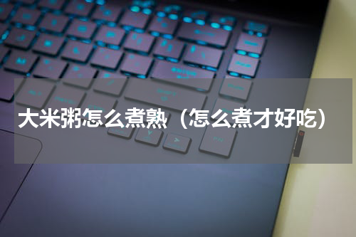 大米粥怎么煮熟（怎么煮才好吃）