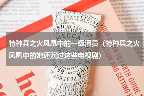 特种兵之火凤凰中的一级演员（特种兵之火凤凰中的她还演过这些电视剧）