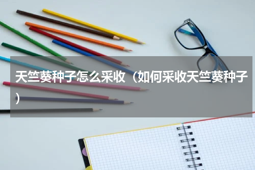 天竺葵种子怎么采收（如何采收天竺葵种子）