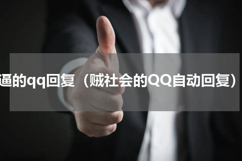 逗逼的qq回复（贼社会的QQ自动回复）