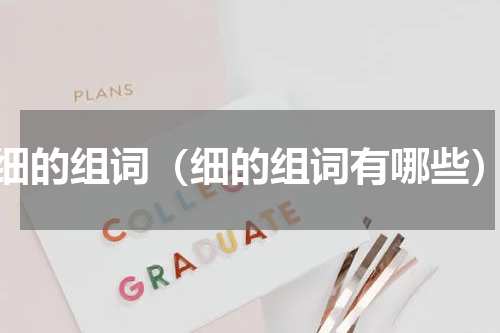 细的组词（细的组词有哪些）