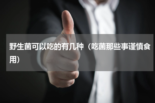 野生菌可以吃的有几种（吃菌那些事谨慎食用）