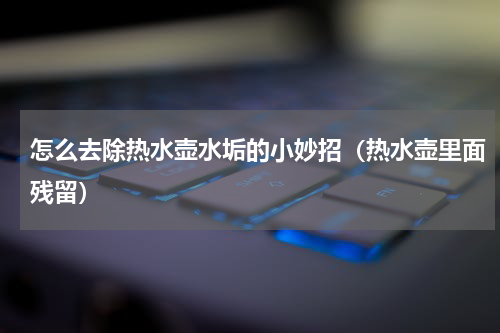 怎么去除热水壶水垢的小妙招（热水壶里面残留）