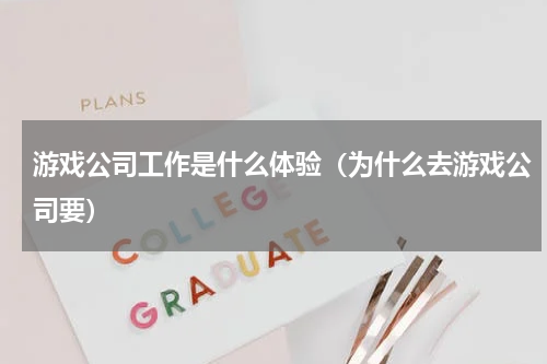 游戏公司工作是什么体验（为什么去游戏公司要）