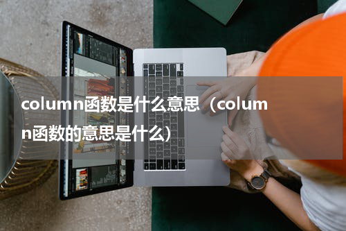 column函数是什么意思（column函数的意思是什么）