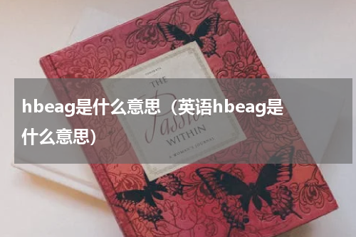 hbeag是什么意思（英语hbeag是什么意思）