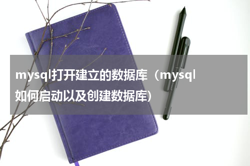 mysql打开建立的数据库（mysql如何启动以及创建数据库）