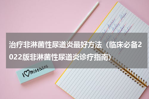 治疗非淋菌性尿道炎最好方法（临床必备2022版非淋菌性尿道炎诊疗指南）