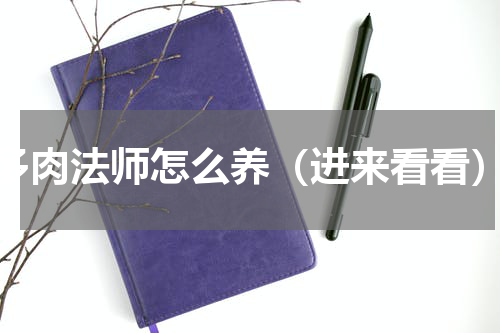 多肉法师怎么养（进来看看）