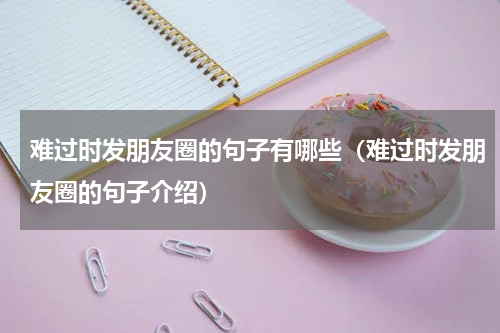 难过时发朋友圈的句子有哪些（难过时发朋友圈的句子介绍）