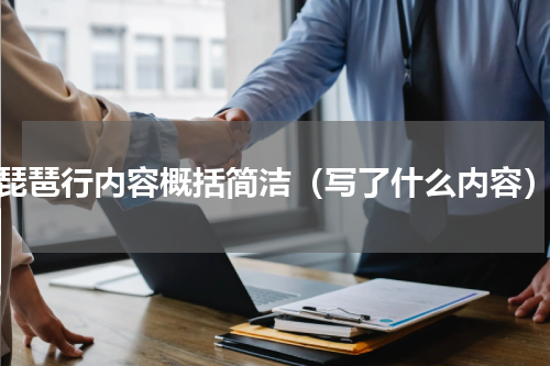 琵琶行内容概括简洁（写了什么内容）
