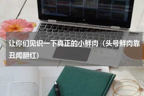 让你们见识一下真正的小鲜肉（头号鲜肉靠丑闻翻红）