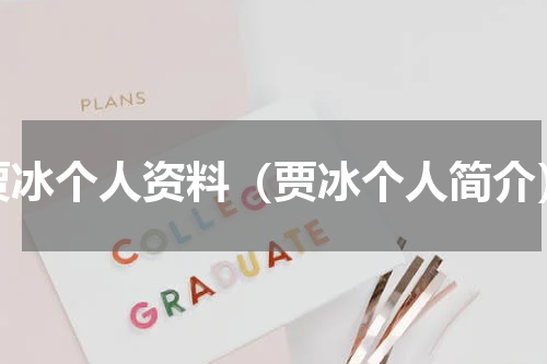 贾冰个人资料（贾冰个人简介）