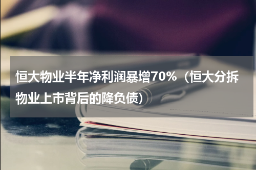 恒大物业半年净利润暴增70%（恒大分拆物业上市背后的降负债）