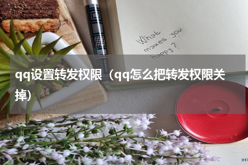 qq设置转发权限（qq怎么把转发权限关掉）