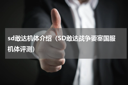 sd敢达机体介绍（SD敢达战争要塞国服机体评测）