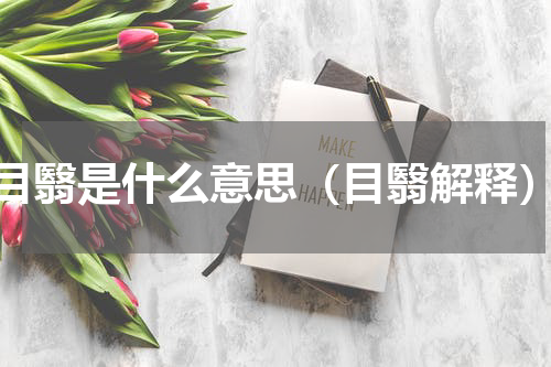 目翳是什么意思（目翳解释）