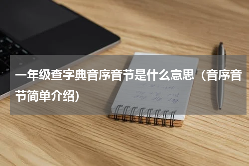 一年级查字典音序音节是什么意思（音序音节简单介绍）