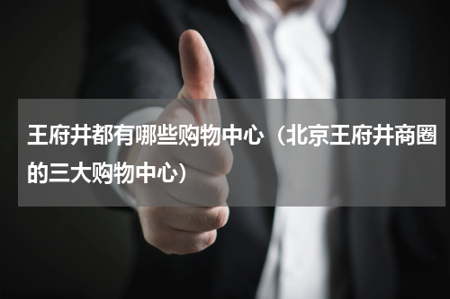 王府井都有哪些购物中心（北京王府井商圈的三大购物中心）