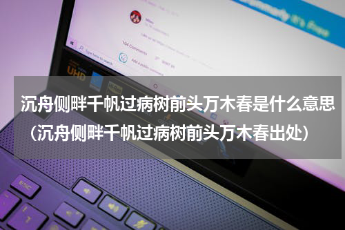 沉舟侧畔千帆过病树前头万木春是什么意思（沉舟侧畔千帆过病树前头万木春出处）