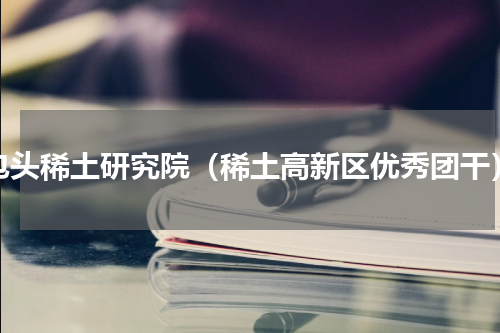 包头稀土研究院（稀土高新区优秀团干）