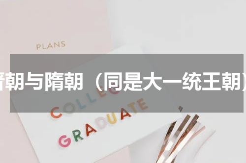 晋朝与隋朝（同是大一统王朝）