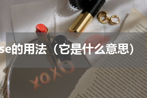use的用法（它是什么意思）