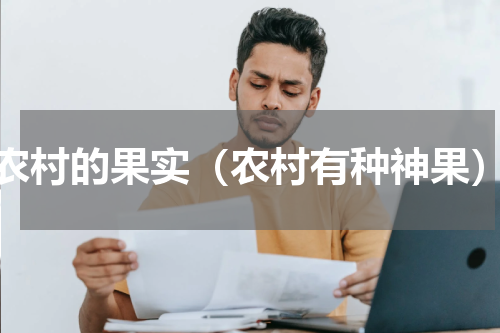农村的果实（农村有种神果）