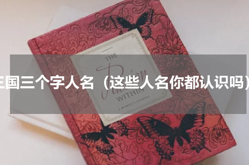 三国三个字人名（这些人名你都认识吗）