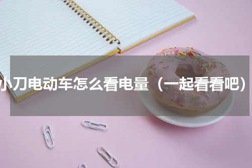 小刀电动车怎么看电量（一起看看吧）