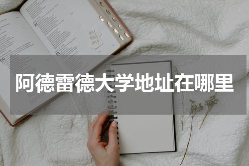 阿德雷德大学地址在哪里