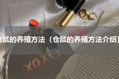 仓鼠的养殖方法（仓鼠的养殖方法介绍）
