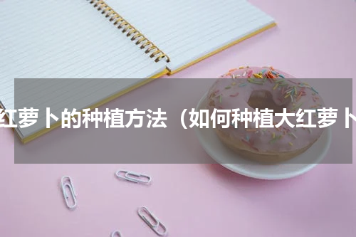 大红萝卜的种植方法（如何种植大红萝卜）