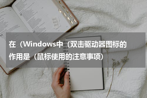 在（Windows中（双击驱动器图标的作用是（鼠标使用的注意事项）