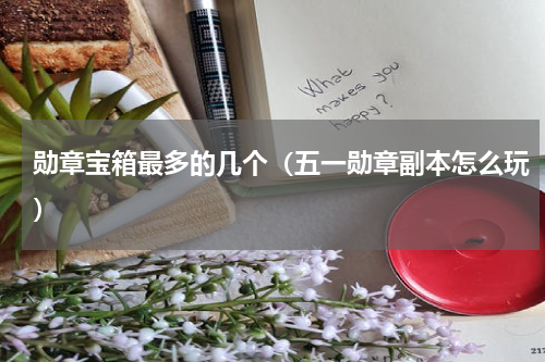 勋章宝箱最多的几个（五一勋章副本怎么玩）