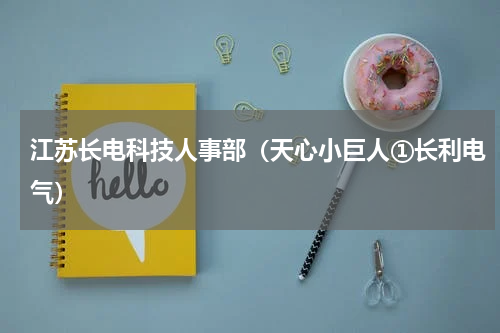 江苏长电科技人事部（天心小巨人①长利电气）