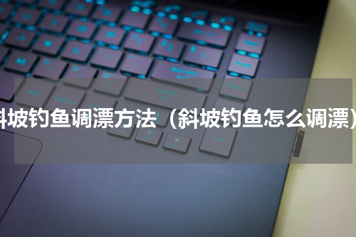 斜坡钓鱼调漂方法（斜坡钓鱼怎么调漂）