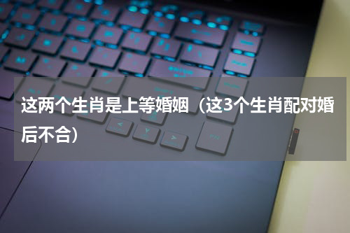 这两个生肖是上等婚姻（这3个生肖配对婚后不合）