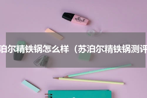 苏泊尔精铁锅怎么样（苏泊尔精铁锅测评）
