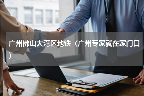广州佛山大湾区地铁（广州专家就在家门口）