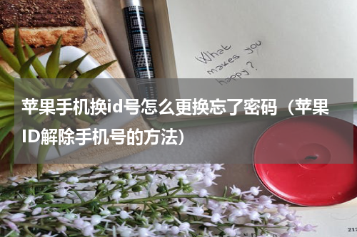 苹果手机换id号怎么更换忘了密码（苹果ID解除手机号的方法）