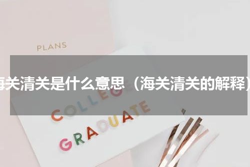 海关清关是什么意思（海关清关的解释）